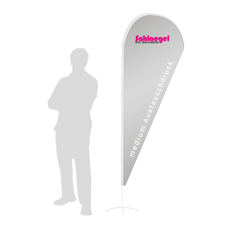Beachflag Drop Austauschdruck | Medium (280 cm) | einseitig bedruckt