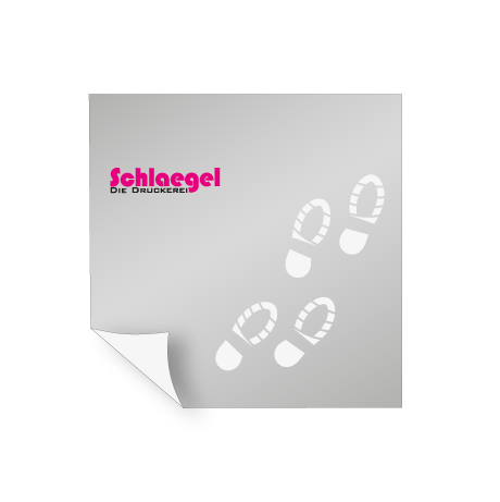 Fussbodenaufkleber