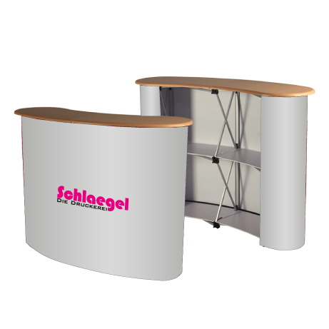 Messetheke Pop-Up | 2x2 | einseitig bedruckt
